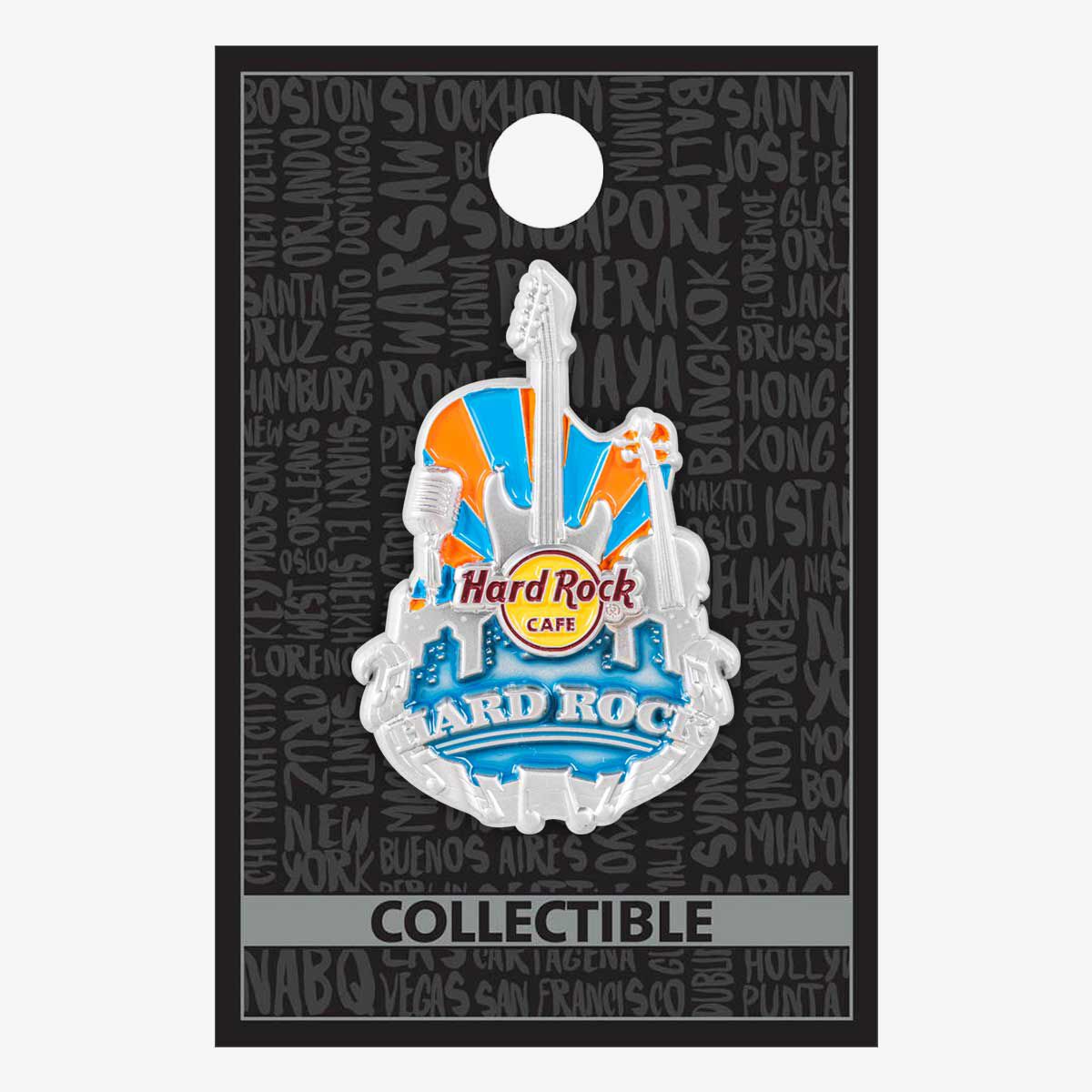 Collectible 3D Core City Guitar Pin | Online Rock Shop